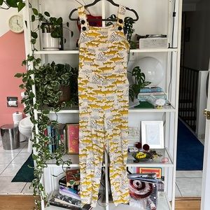 RARE Lorien Stern Tiger Shark Nooworks Overalls